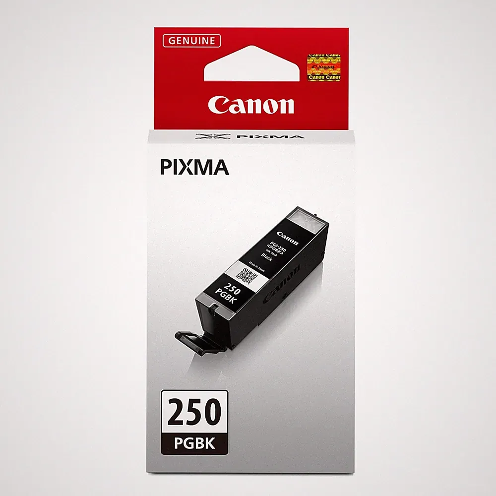 Canon PGI 250 PGBK Black Ink Tank for Inkjet Printers Smudge Resistant Text