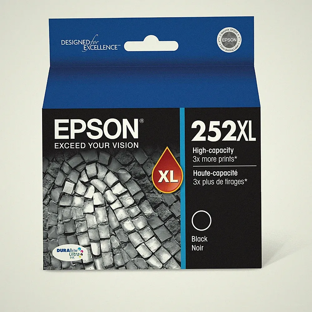 Epson Inkjet Printer Ink Black DURABrite Ultra Smudge Fade Water Resistant 1...