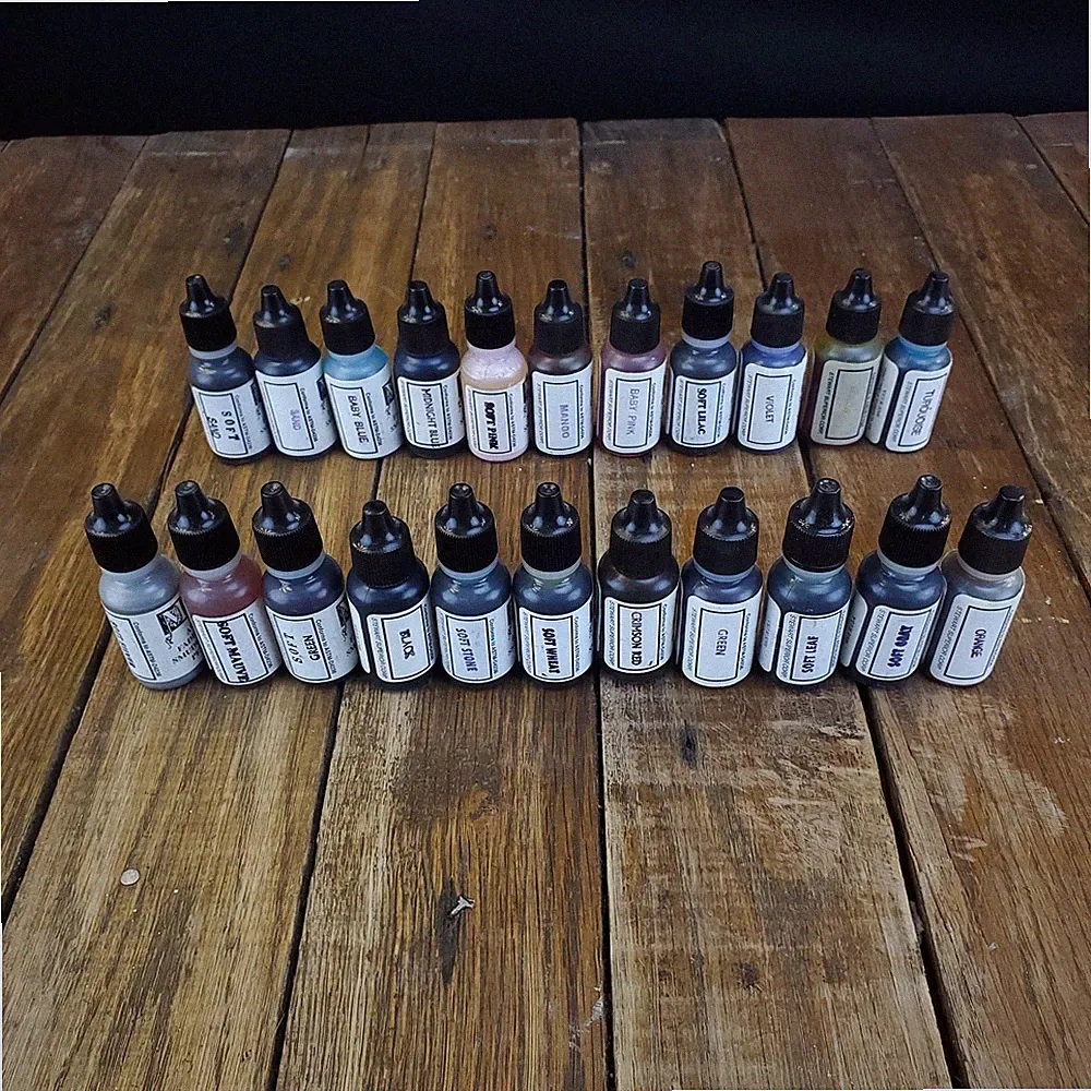 Lot of 22 Memories Stamp Pad Acid Free Smudge Resistant Ink Bottles